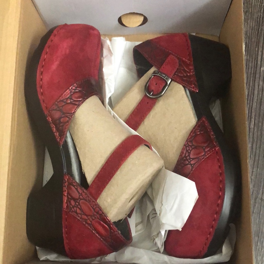 Dansko “Sally” Suede Mary Jane Clog